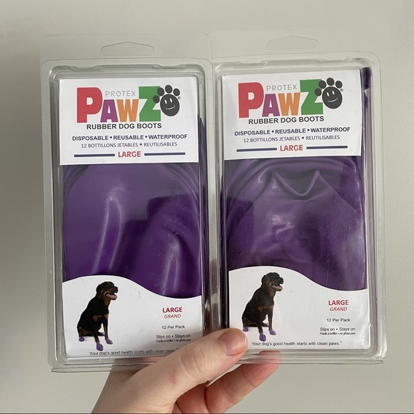 PawZ Rubber Dog Boots 2PK